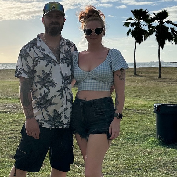 Plaid crop top - Picture 2 of 2